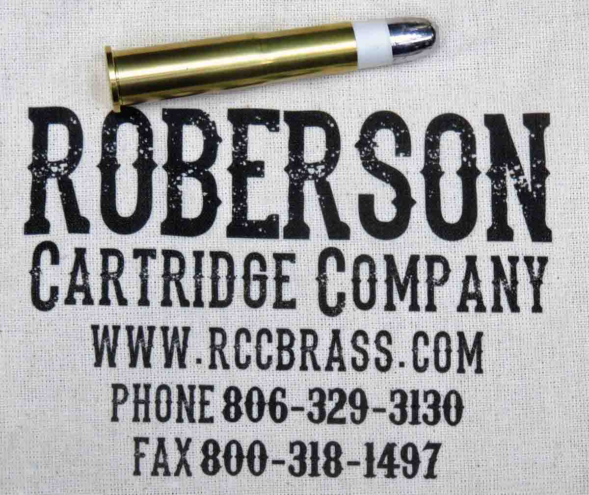 The Roberson .44-77 Sharps brass.